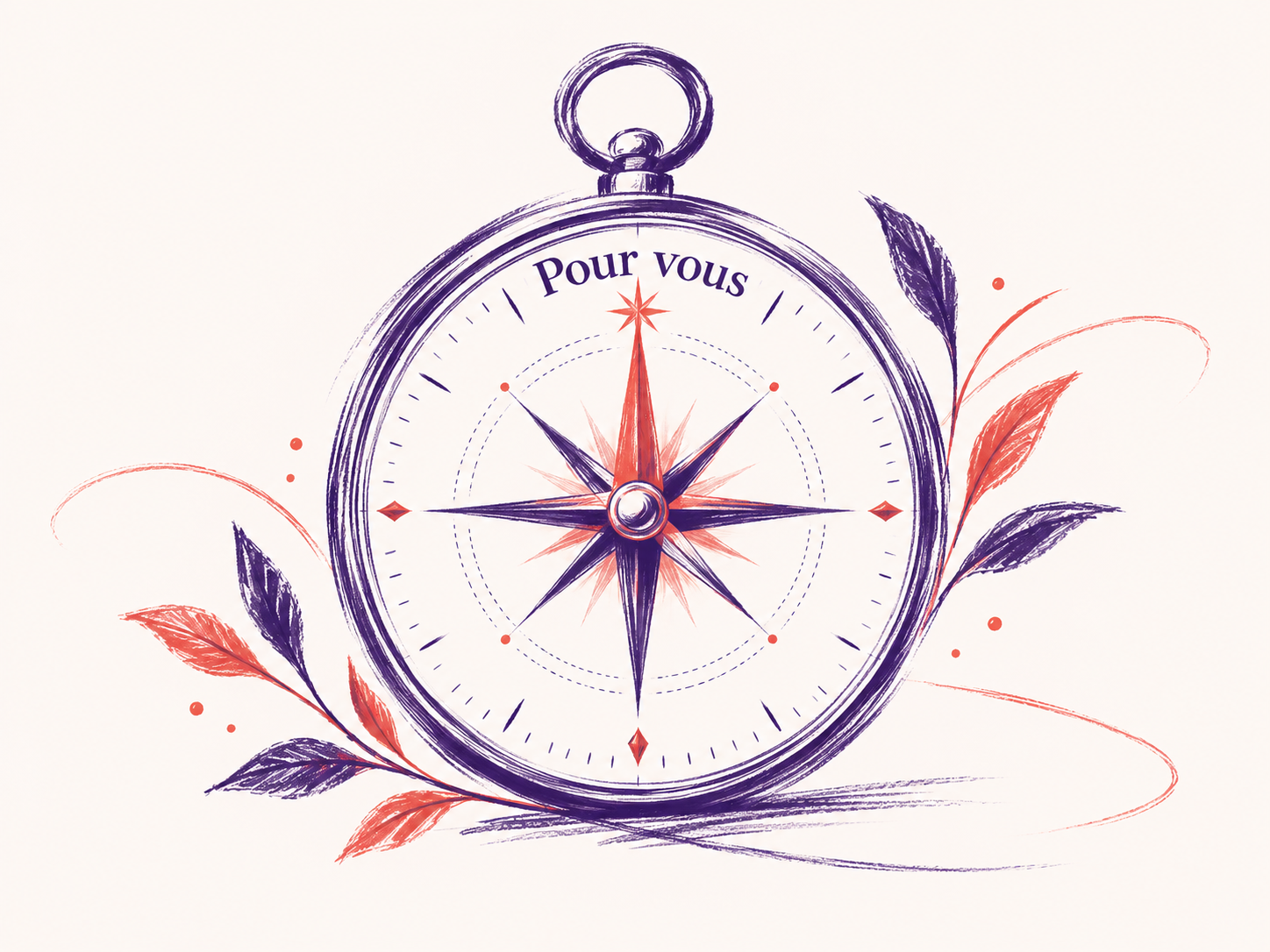 Illustration d’une boussole